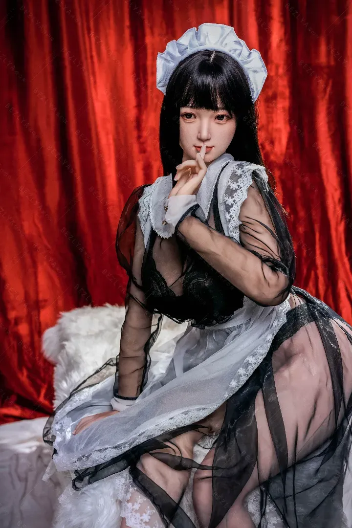 155cm (5ft1) G-Cup Realistic Silicone Head + TPE Body Hybrid Sex Doll Diedou, Head Diedou